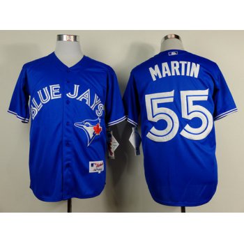 Toronto Blue Jays #55 Russell Martin Blue Jersey