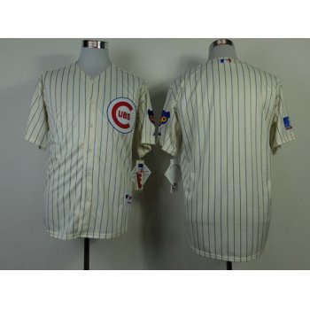 Chicago Cubs Blank 1969 Cream Jersey