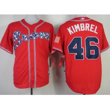 Atlanta Braves #46 Craig Kimbrel 2014 Red Jersey