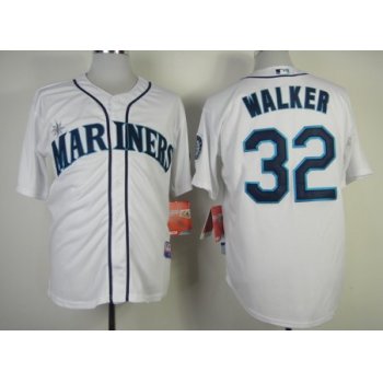 Seattle Mariners #32 Taijuan Walker White Jersey