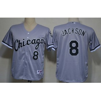 Chicago White Sox #8 Bo Jackson Gray Jersey
