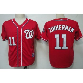Washington Nationals #11 Ryan Zimmerman Red Jersey