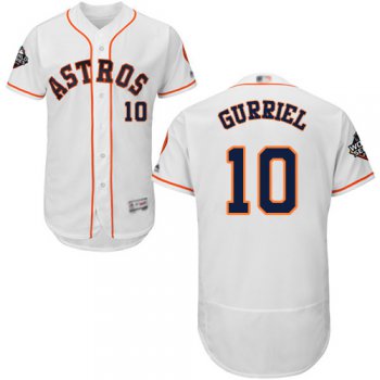 Astros #10 Yuli Gurriel White Flexbase Authentic Collection 2019 World Series Bound Stitched Baseball Jersey