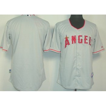 LA Angels of Anaheim Blank Gray Jersey