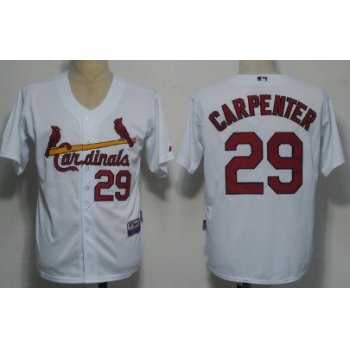 St. Louis Cardinals #29 Chris Carpenter White Jersey
