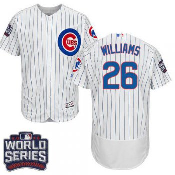 Cubs #26 Billy Williams White Flexbase Authentic Collection 2016 World Series Bound Stitched MLB Jersey