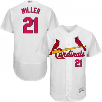 Men's St. Louis Cardinals #21 Andrew Miller White Flexbase Authentic Collection Stitched Baseball Jersey