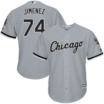 Men's Chicago White Sox #74 Eloy Jimenez Gray Cool Base Jersey