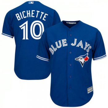 Men's Toronto Blue Jays #10 Bo Bichette Royal Cool Base Jerse