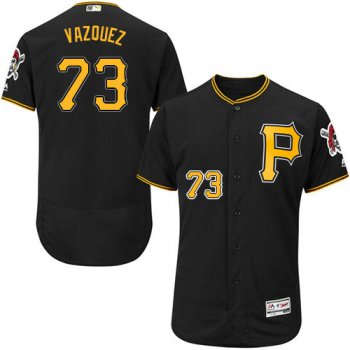 Pittsburgh Pirates 73 Felipe Vazquez Black Flexbase Authentic Collection Stitched Baseball Jersey