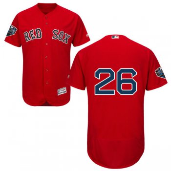 Red Sox #26 Wade Boggs Red Flexbase Authentic Collection 2018 World Series Stitched MLB Jersey