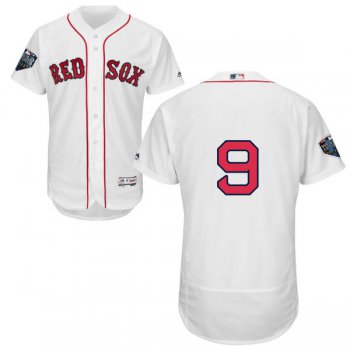 Red Sox #9 Ted Williams White Flexbase Authentic Collection 2018 World Series Stitched MLB Jersey