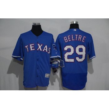 Men's Texas Rangers #29 Adrian Beltre Royal Blue 2016 Flexbase Stitched Baseball Jersey
