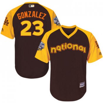 Adrian Gonzalez Brown 2016 MLB All-Star Jersey - Men's National League Los Angeles Dodgers #23 Cool Base Game Collection