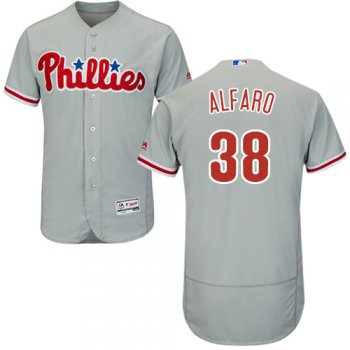 Philadelphia Phillies #38 Jorge Alfaro Grey Flexbase Authentic Collection Stitched Baseball Jersey