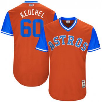 Men's Houston Astros Dallas Keuchel Keuchel Majestic Orange 2017 Players Weekend Authentic Jersey
