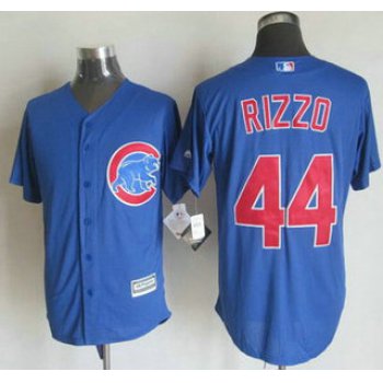 Men's Chicago Cubs #44 Anthony Rizzo Alternate Blue 2015 MLB Cool Base Jersey