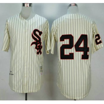Men's Chicago White Sox #24 Early Wynn 1959 Cream Throwback Jersey