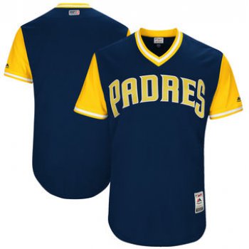 Men's San Diego Padres Majestic Navy 2017 Players Weekend Authentic Team Jersey