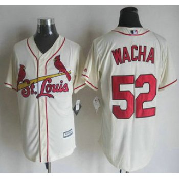 Men's St. Louis Cardinals #52 Michael Wacha Alternate Cream 2015 MLB Cool Base Jersey