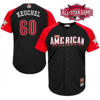 American League Houston Astros #60 Dallas Keuchel 2015 MLB All-Star Black Jersey