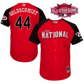 National League Arizona Diamondbacks #44 Paul Goldschmidt 2015 MLB All-Star Red Jersey
