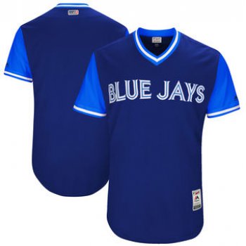 Men's Toronto Blue Jays Majestic Navy 2017 Players Weekend Authentic Team Jersey