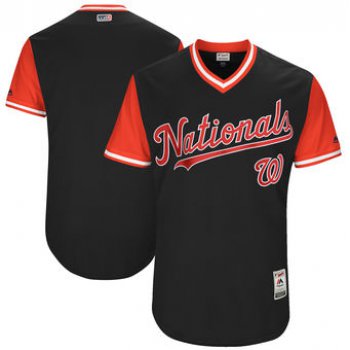 Men's Washington Nationals Majestic Navy 2017 Players Weekend Authentic Team Jersey