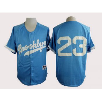 Men's Los Angeles Dodgers #23 Adrian Gonzalez Brooklyn Blue Majestic Jersey