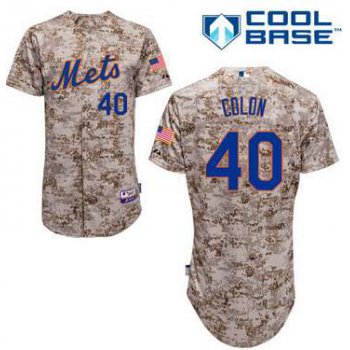 New York Mets #40 Bartolo Colon 2014 Camo Jersey
