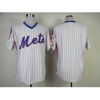 New York Mets Blank 1986 White Throwback Jersey