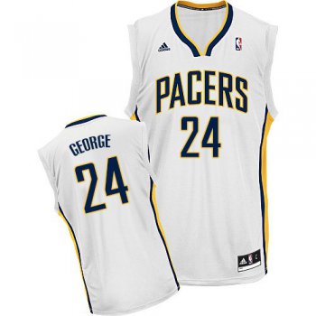 Indiana Pacers #24 Paul George White Swingman Jersey