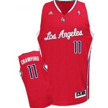 Los Angeles Clippers #11 Jamal Crawford Red Swingman Jersey