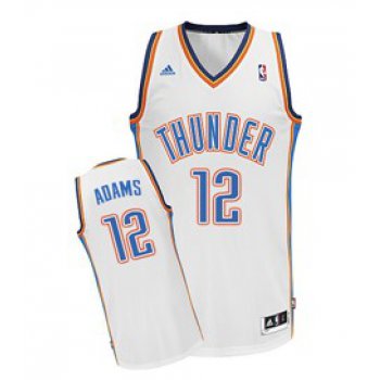 Oklahoma City Thunder #12 Steven Adams White Swingman Jersey