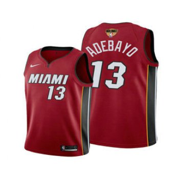 Men's Miami Heat #13 Bam Adebayo 2020 Red Finals Bound Association Edition Stitched NBA Jersey