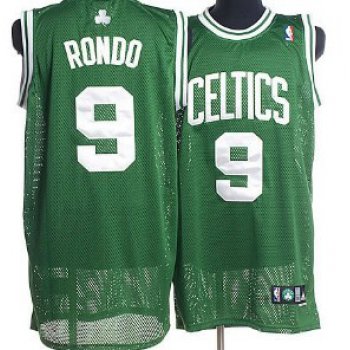Boston Celtics #9 Rajon Rondo Green Swingman Jersey