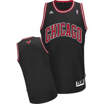 Chicago Bulls Blank Black Swingman Jersey