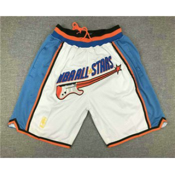 1997 NBA All-Star Shorts (White) JUST DON By Mitchell & Ness