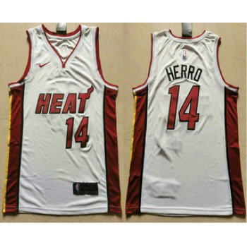 Men's Miami Heat #14 Tyler Herro White 2019 Nike Swingman Stitched NBA Jersey