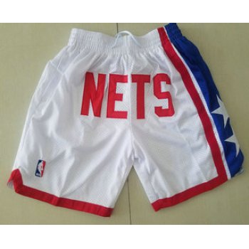 Men's Brooklyn Nets White Just Don Shorts Swingman Shorts
