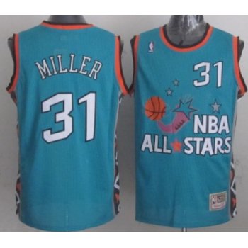 NBA 1996 All-Star #31 Reggie Miller Green Swingman Throwback Jersey