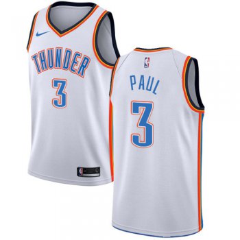 Nike Thunder #3 Chris Paul White NBA Swingman Association Edition Jersey