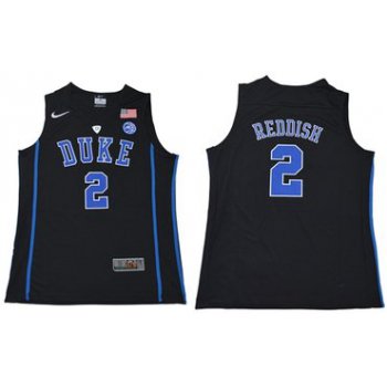 Blue Devils #2 Cameron Reddish Black Basketball Elite Stitched College Jersey