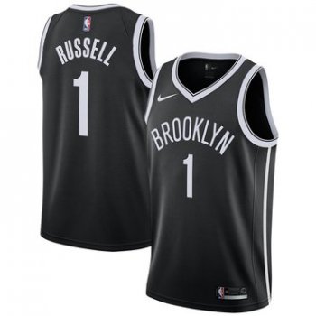 Brooklyn Nets #1 Angelo Russell Black Nike Swingman Jersey