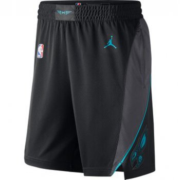 Men's Jordan Brand Black Charlotte Hornets Icon Swingman Basketball Shorts