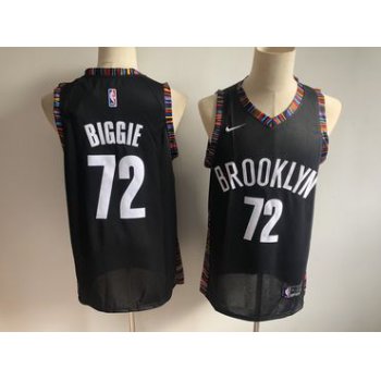 Brooklyn Nets 72 Biggie Black City Edition Nike Swingman Jersey