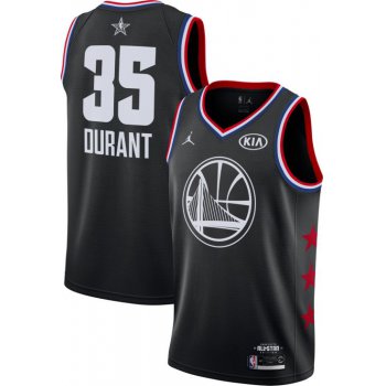Jordan Men's 2019 NBA All-Star Game #35 Kevin Durant Black Dri-FIT Swingman Jersey