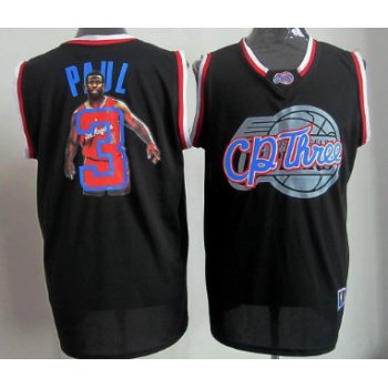 Los Angeles Clippers #3 Chris Paul Black Notorious Fashion Jersey