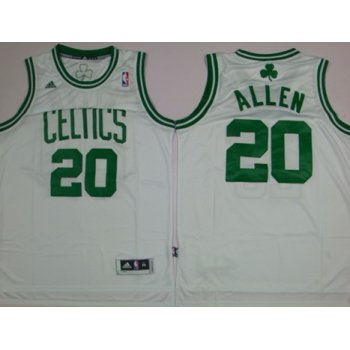 Boston Celtics #20 Ray Allen Revolution 30 Swingman White Jersey