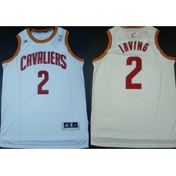 Cleveland Cavaliers #2 Kyrie Irving Revolution 30 Swingman White Jersey